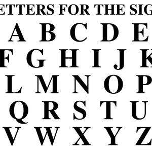 Metal Letter Address Sign, Initial Address Metal Sign image 5
