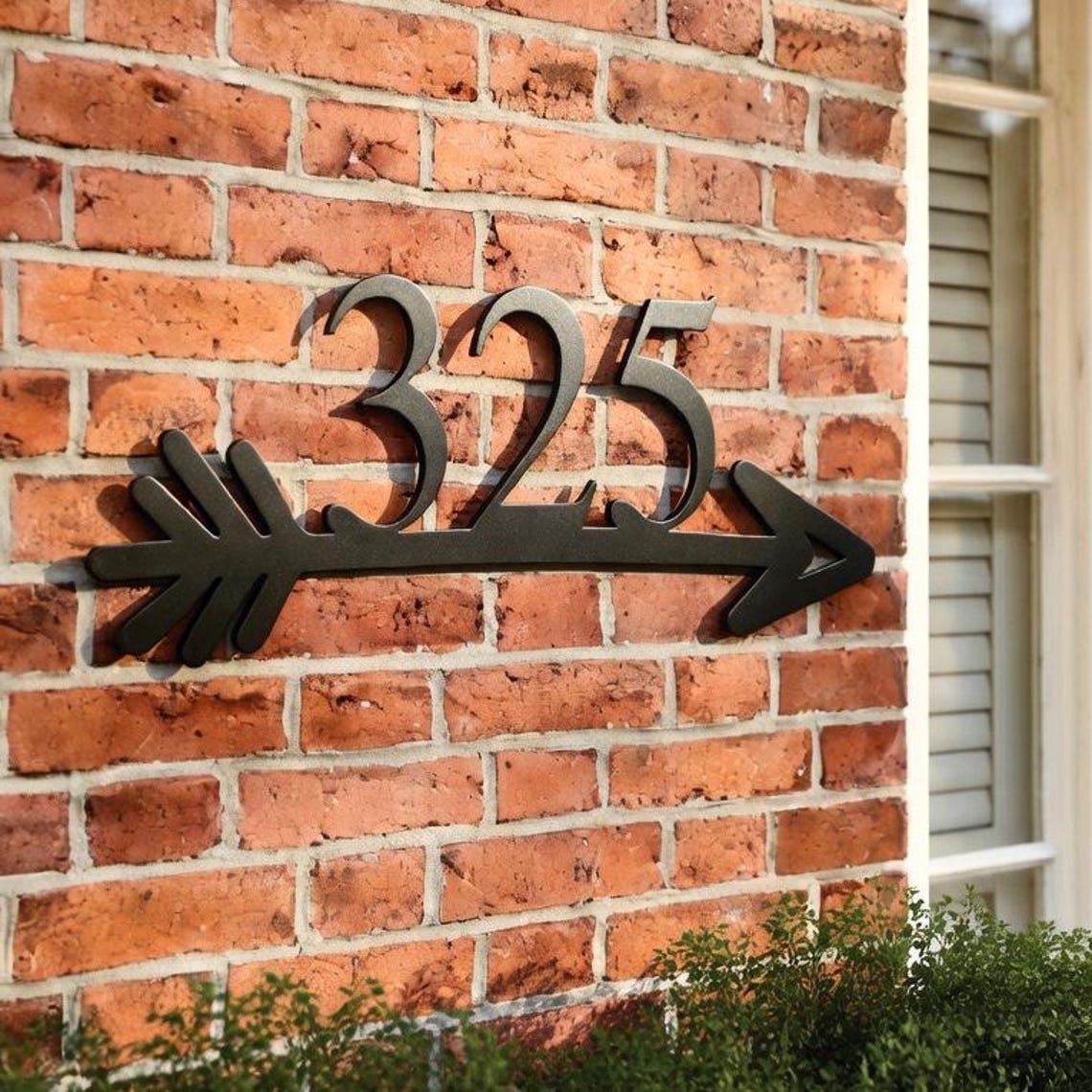 Personalized Address Arrow Sign, Metal Address Sign, Address Plaque ...