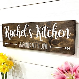 Kitchen Sign, Kitchen Decor, Custom Sign, Kitchen Signs Decor, Personalized Kitchen Sign, Kitchen Wall Decor, Housewarming Gift