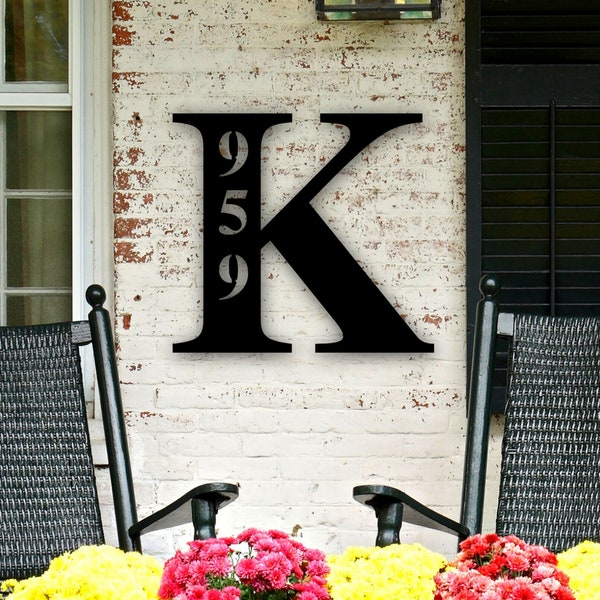 Metal House Numbers, Address Sign, House Number Plaque, Metal Address Numbers, Address Plaque, Front Porch Decor, Porch Signs, Metal Signs