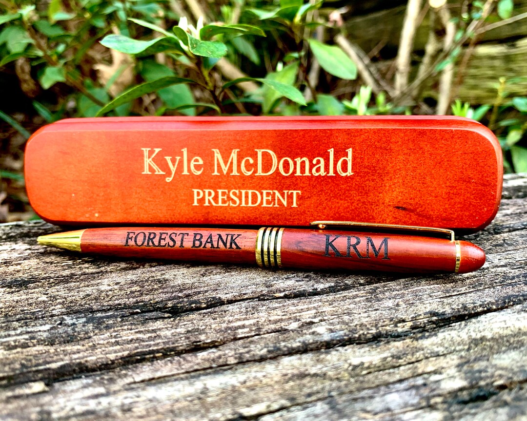 Personalized Pen Gift Engraved Pen and Case Custom Pens for Etsy