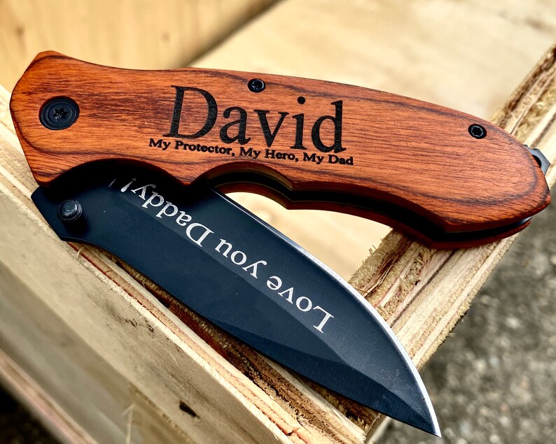 Engraved Pocket Knife for Dad Fathers Day Gift for Dad Gift Etsy