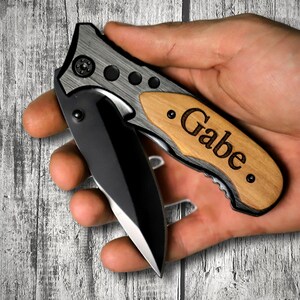 Personalized Engraved Knife, Groomsman Knife, Engraved Pocket Knife, Groomsmen Knives, Gifts for Groomsmen, Gift for him, Personalized Knife