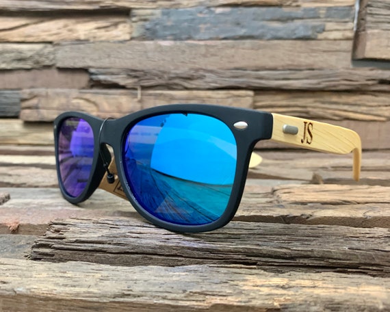 Personalized Polarized Bamboo Wood Sunglasses Wooden Sunglasses, Engraved  Unisex Sunglasses, Mens Gift, Groomsmen Gift,groomsmen Sunglasses 