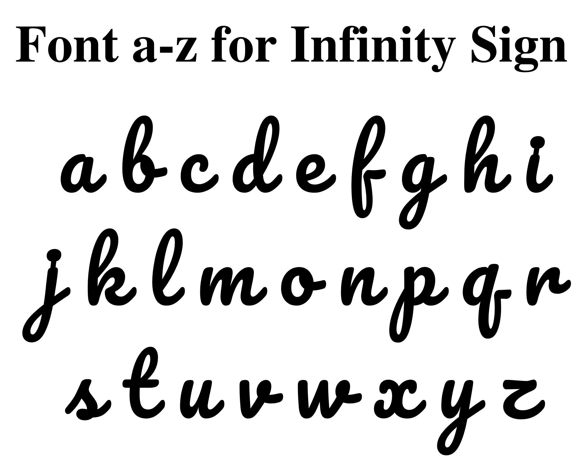 Infinity Cursive Writen Infinity Sign With Names, Metal Wall Art, Personalized Metal Sign ...