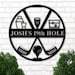 Personalized Golf Sign, Personalized Golf Decor, Golf Wall Art, 19th Hole Sign, Bar Sign, Metal Golf Sign, Golf Gifts for Men, Man Cave Sign 