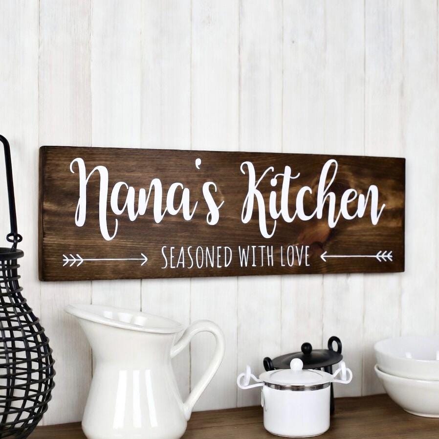 Kitchen Sign,kitchen Decor,gifts,personalized Kitchen Sign,for