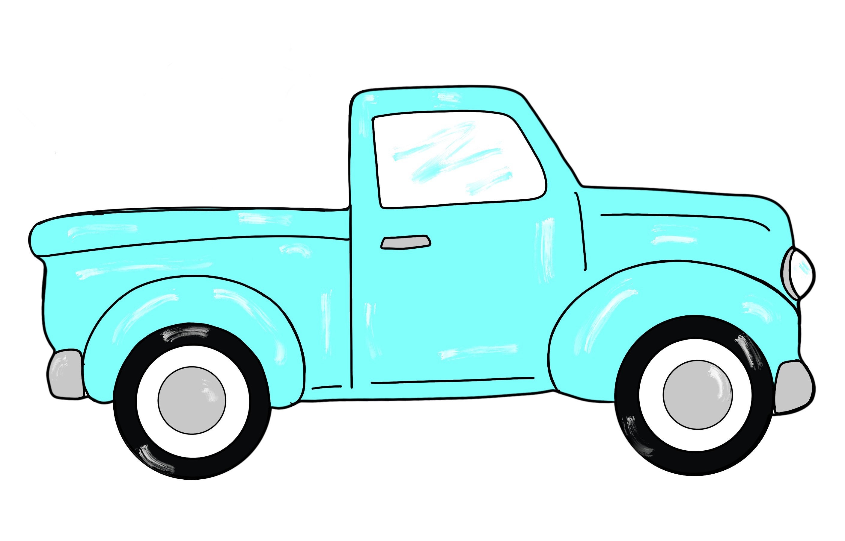 Vintage Truck Paint Kit Kids Paint Kit DIY Art Project Fun Etsy