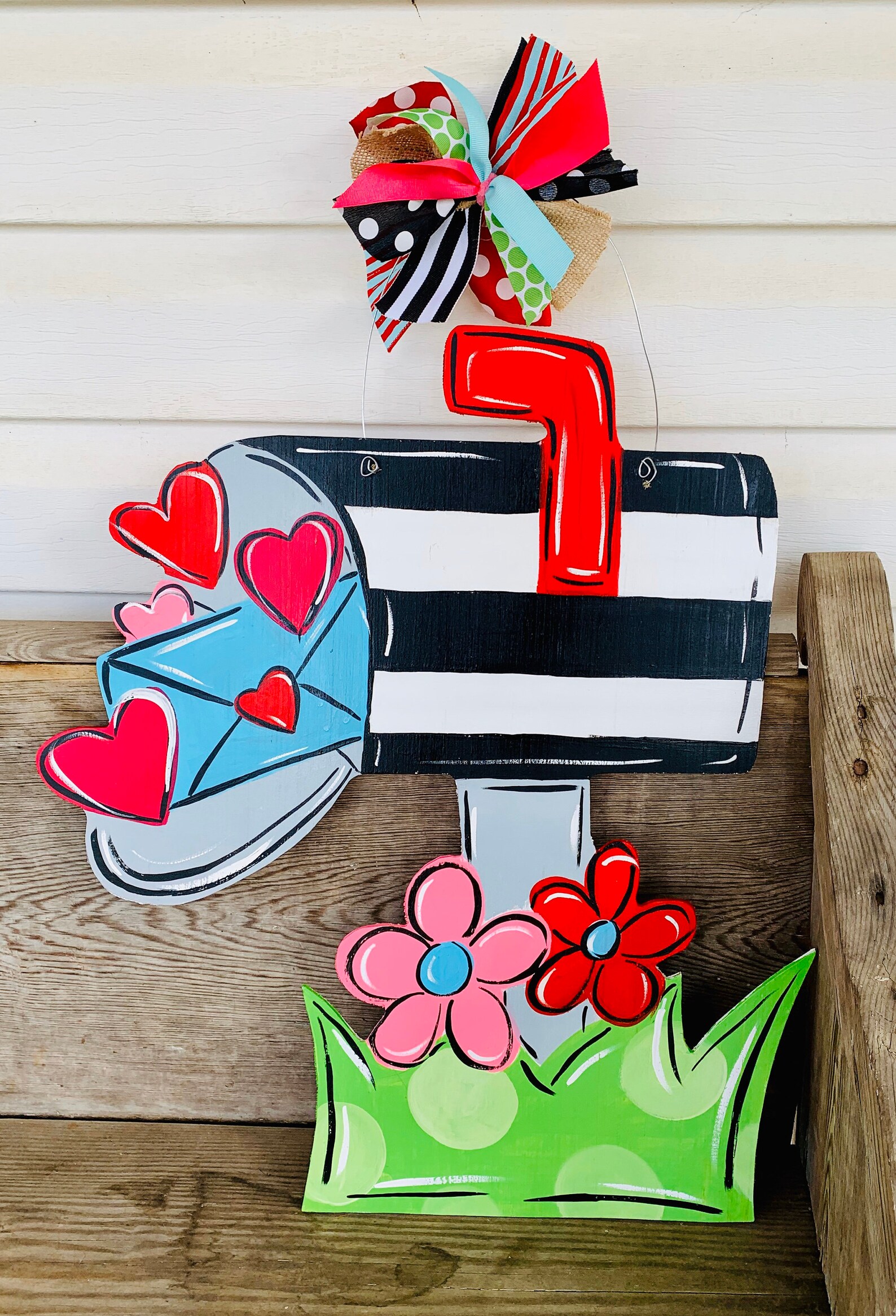 Valentine Mailbox Door Hanger Etsy