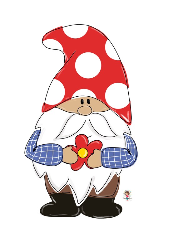 TEMPLATE Gnome Template Door Hanger Template DIY Door - Etsy