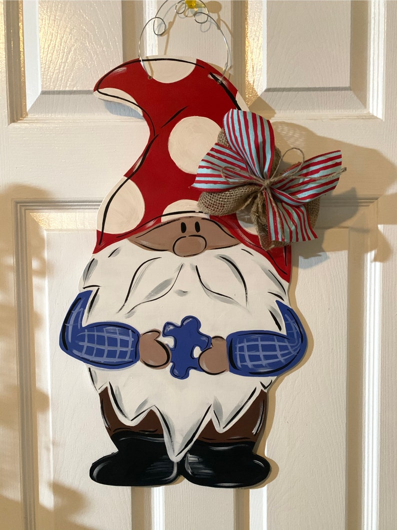 TEMPLATE Gnome Template Door Hanger Template DIY Door - Etsy