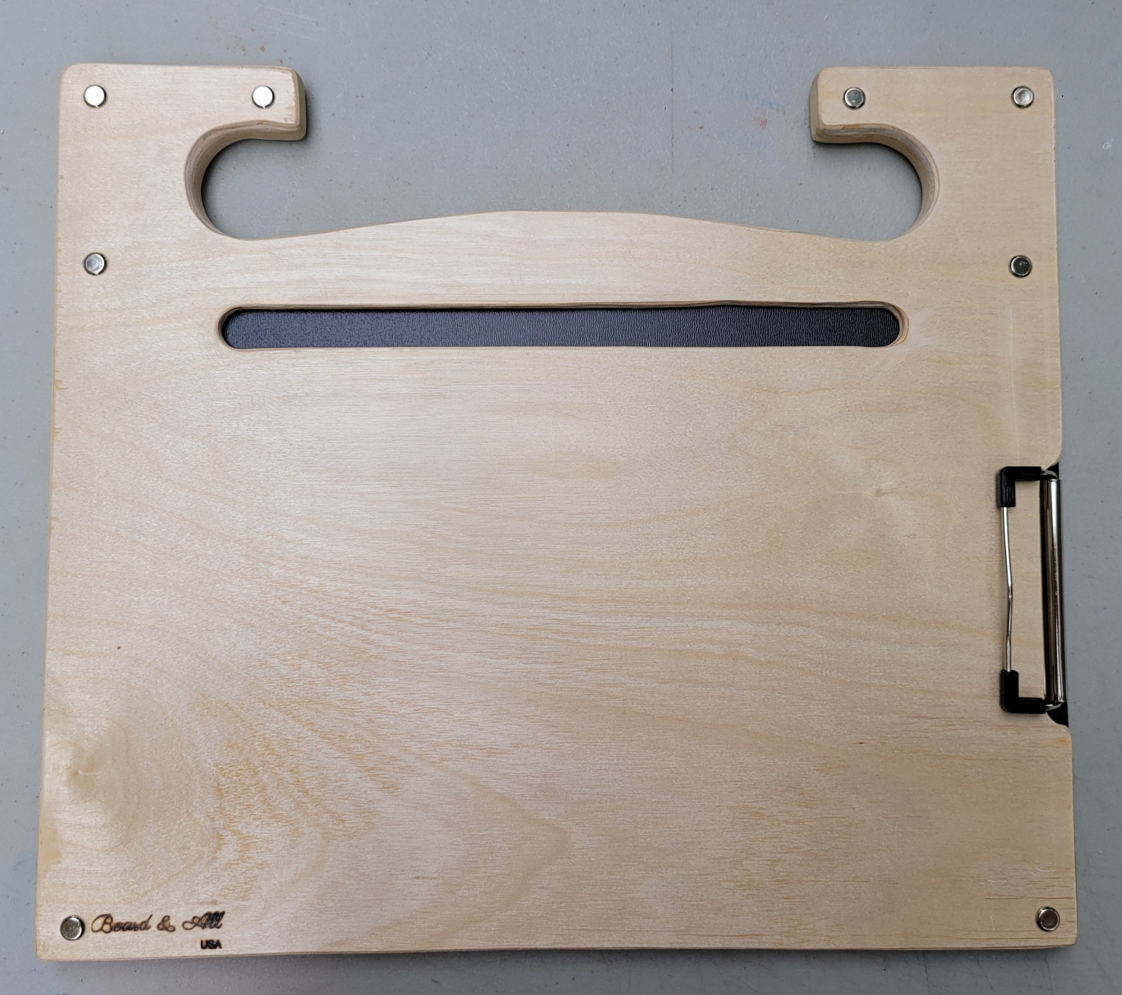 Steering Wheel Desk birch Plywood Multifunction Portable Working