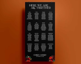 Wedding Seating Chart