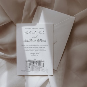 Las Vegas Wedding Suite, Bellagio Hotel & Casino, Destination Wedding, Editable Template, Printable Wedding Invitation, INSTANT Download