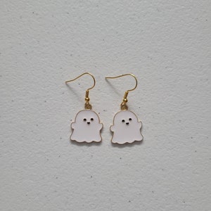 White Ghost Earrings | Cute Ghosts | Halloween Earrings | Ghost Earrings
