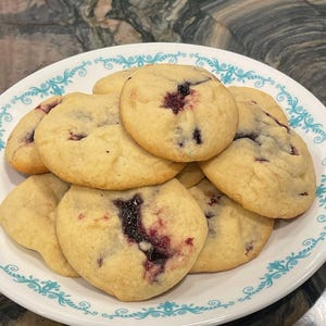 Blueberry Delights Cookies One Dozen Cookies Chewy Handmade Cookies Blueberry Filled