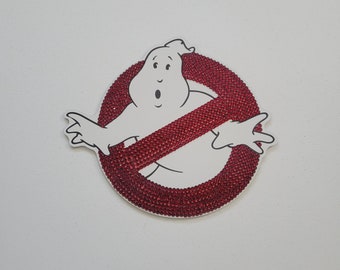 Ghostbusters Sign Hand Jeweled Original Art Sign