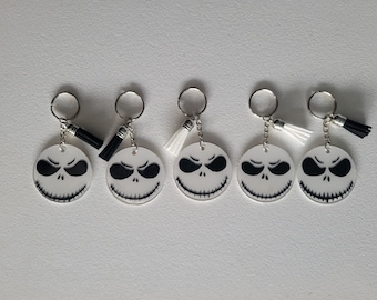 Jack Skellington Keychains Hand Painted A Nightmare Before Christmas