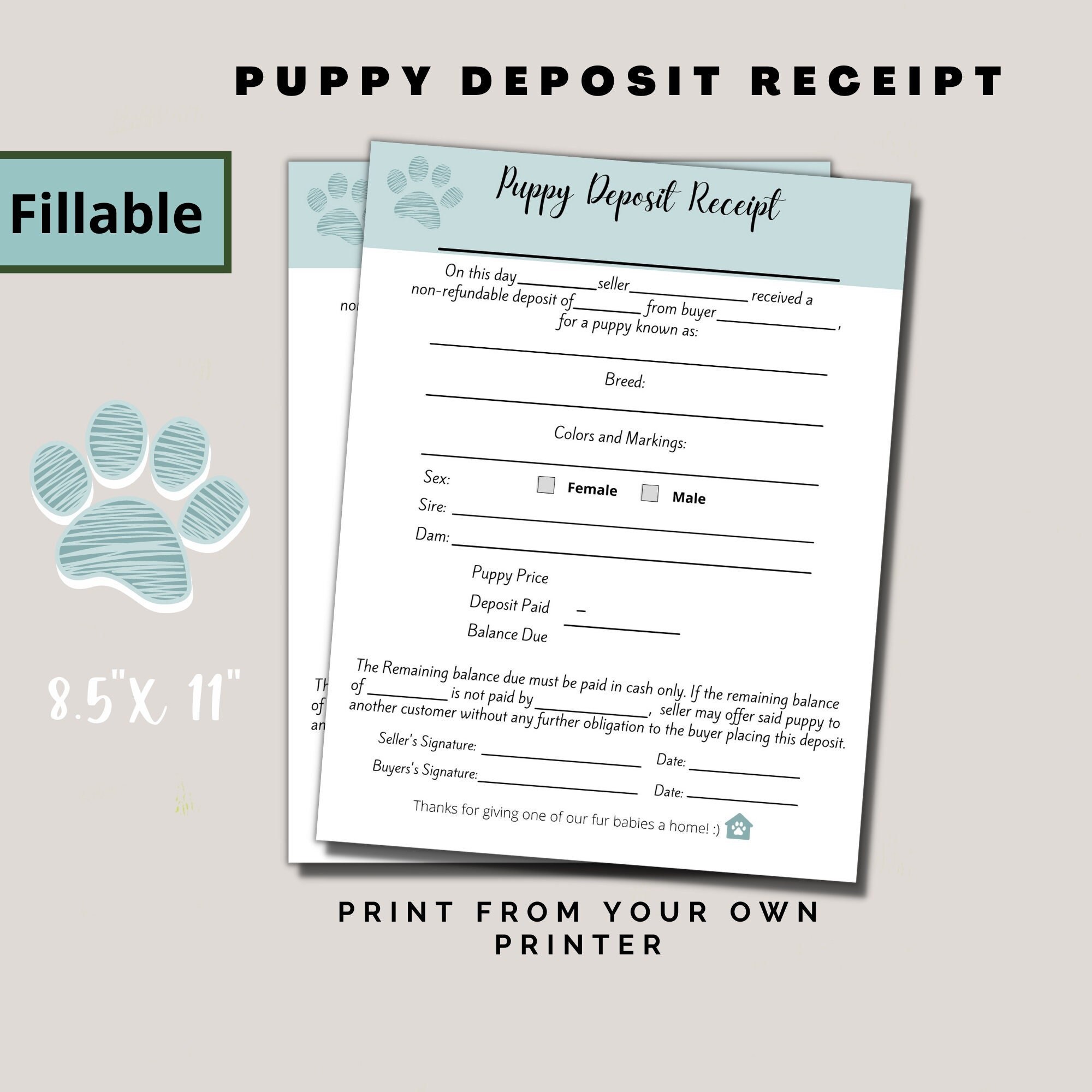 No Deposit No - Etsy