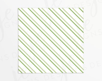 Double Green Stripes Box Backer Pattern | Fathers Day | Cookie Printable | Instant Download | Grass | Packaging