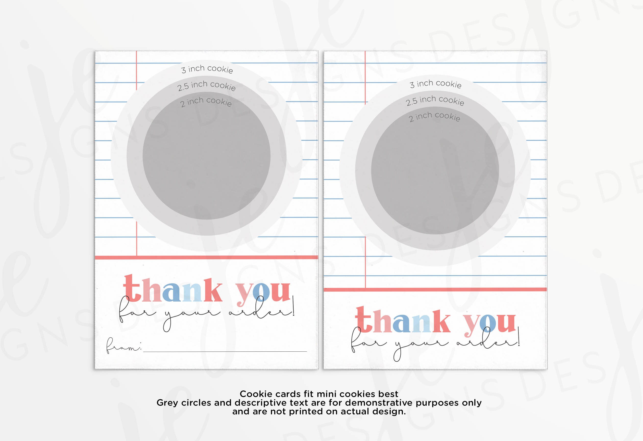 Thank You for Your Order 3.5x2 Bag Tag and 3.5x5 - Etsy