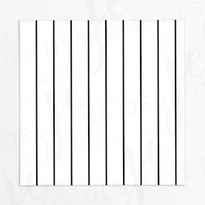 May include: A white background with a pattern of thin black vertical lines.