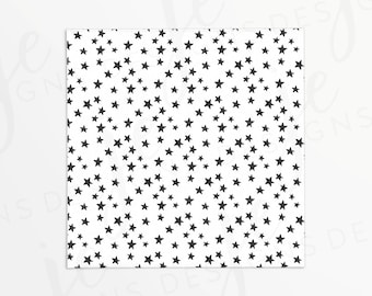 Generic Black Star Pattern Box Backer | Graduation | Grad | End of School | Class of 2022 | Printable | Instant Download Digit