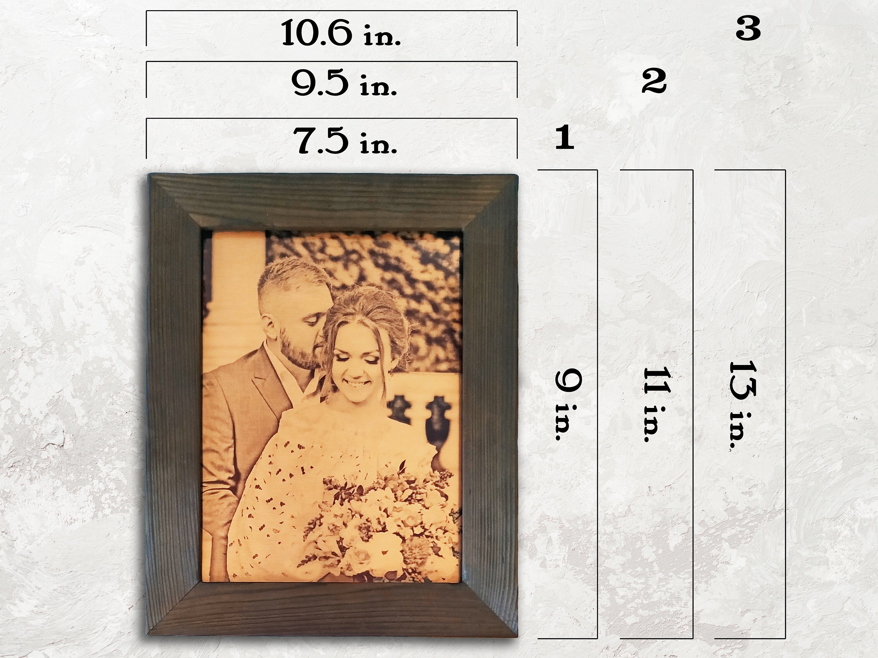 Copper Anniversary Photo on Copper Personalized Etsy