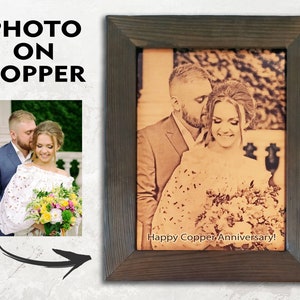7 Year Anniversary Gift - Personalized 7th Anniversary Copper Gift
