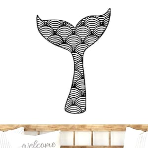 Mermaid Metal Art, Mermaid Tail Sign, Mermaid Metal Art, Mermaid Sign, Girls Room Decoration, Mermaid Gifts, Mermaid Decor, Ocean Decor