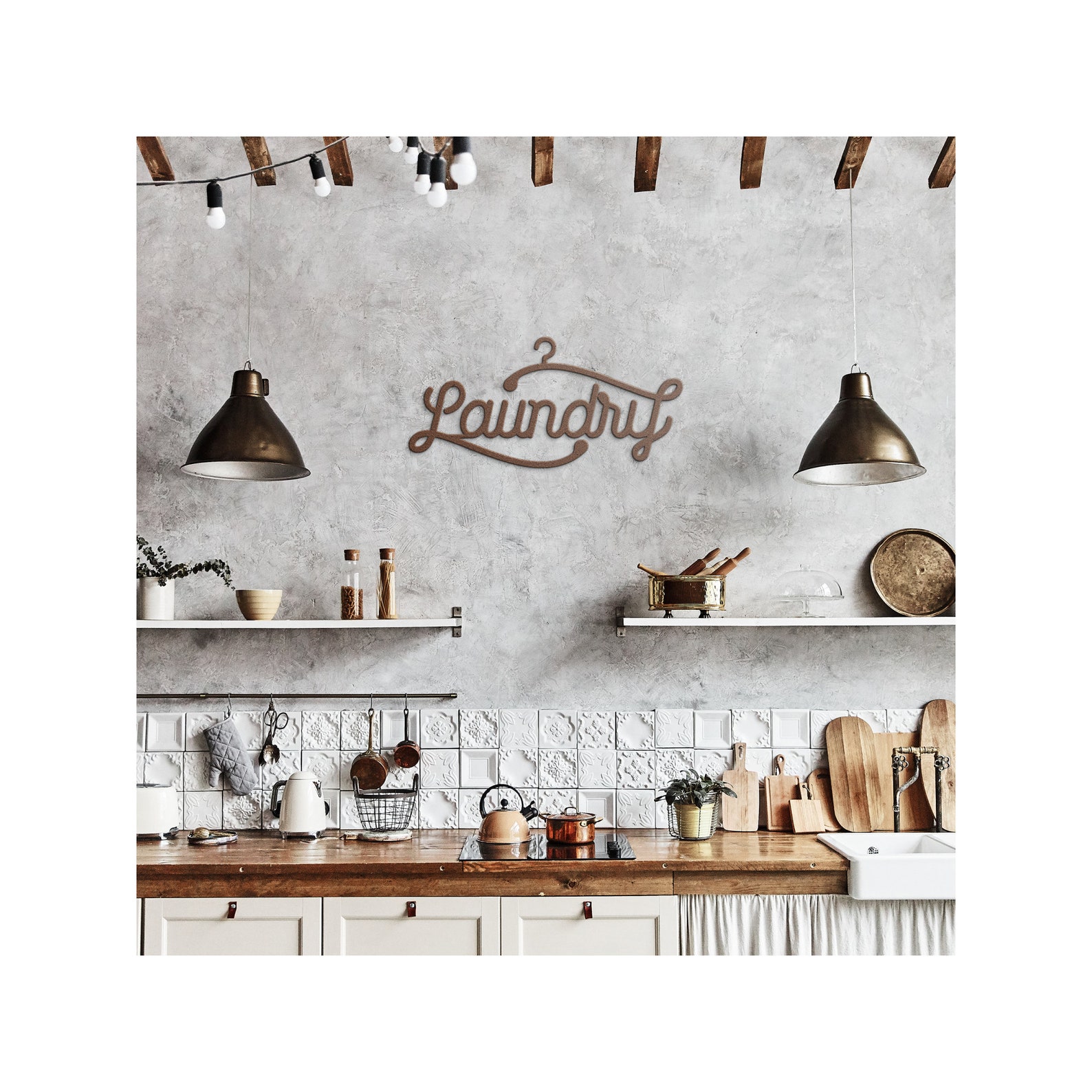Laundry Room Sign, Laundry Metal Wall Art, Laundry Wall Decor, Metal ...