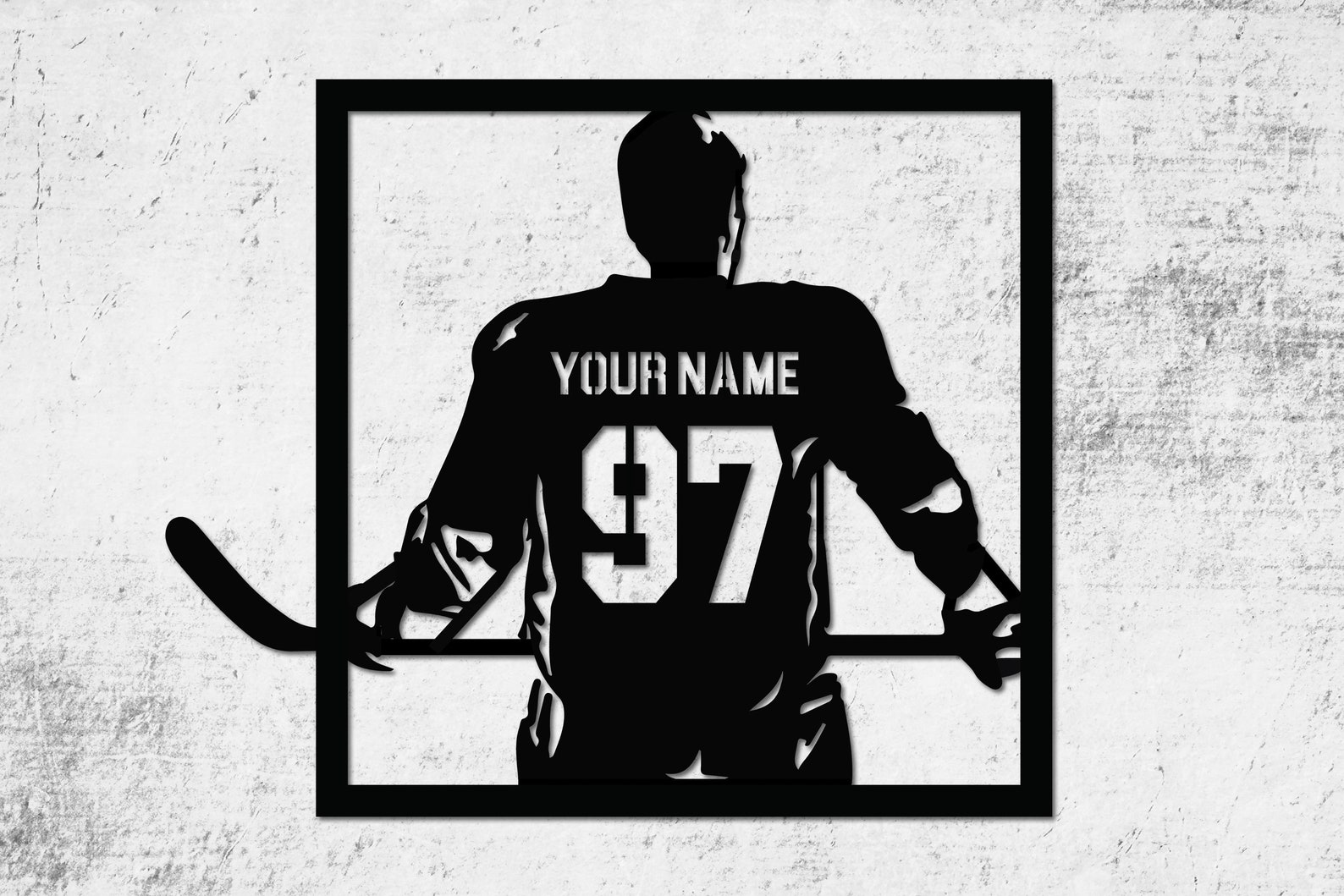 custom-hockey-metal-sign-custom-hockey-sign-hockey-wall-etsy