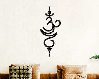 Om Wall Art, Om Sign Metal, Om Symbol Wall Decor, Om Wall Decor, Yoga Wall Decor, Yoga Studio Sign, Om Yoga Gifts, Yoga Metal Wall Art Gift