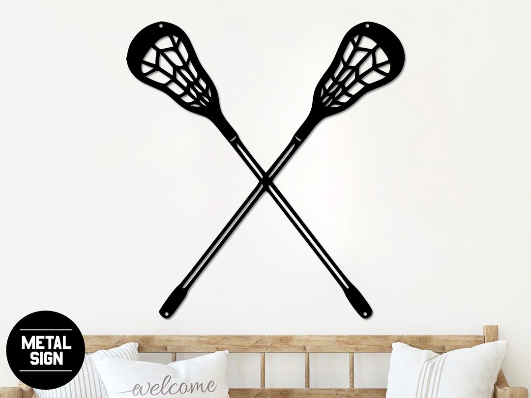 Lacrosse Sign Lacrosse Wall Art Lacrosse Gifts Personalized Etsy