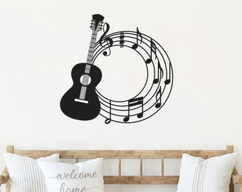 Guitar Metal Art, Home Decor, Guitar Wall Art, Music Wall Art, Guitar Wall Art, Guitar Gift, Guitar Metal Wall Decor, Guitar Sign For Wall