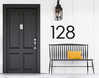 Large House Numbers, 14 Inch to 36 Inch Big Address Numbers, Metal House Number, Modern Address Number, Minimalist Large House Number Sign