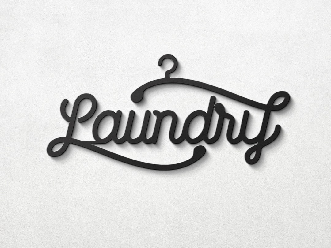 Laundry Room Sign, Laundry Metal Wall Art, Laundry Wall Decor, Metal