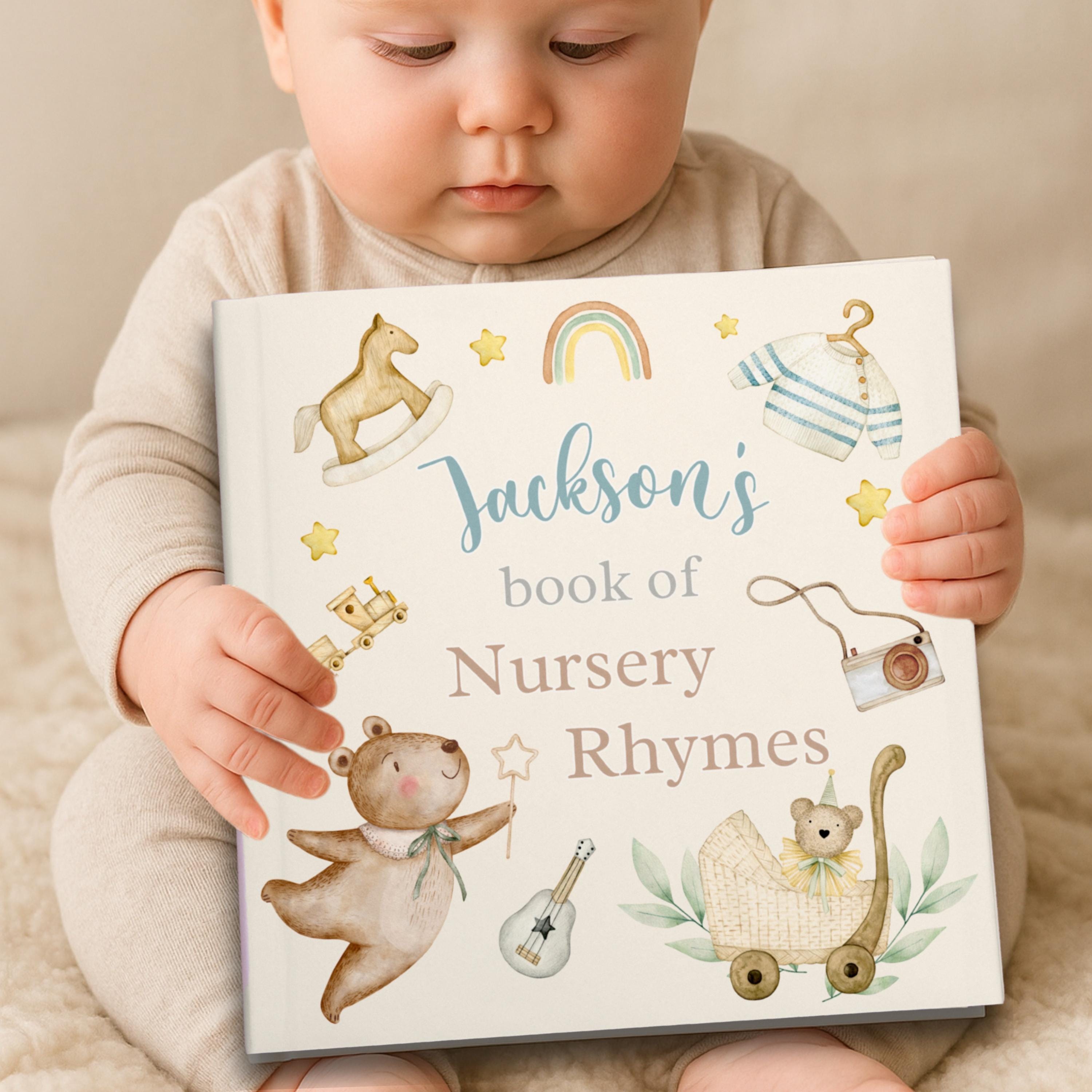 Personalized Nursery Rhymes Book for Babies | Custom Name Storybook ...