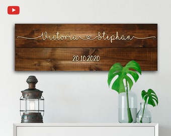 Idées cadeaux d'anniversaire pour femme, mari ou meilleur ami à personnaliser, décoration murale vintage en bois, inscription rétro individuelle avec nom