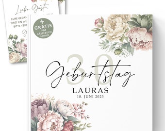 Original gifts for 30th birthday woman - gift for daughter-in-law for 30th birthday, personalized guest book to fill out