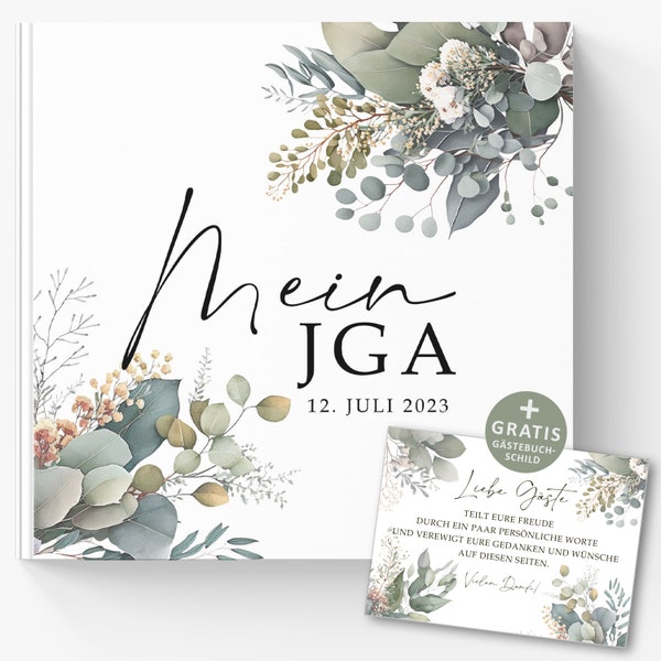 JGA Buch zum Ausfüllen - Erinnerungen Junggesellinnenabschied, Personalisiertes JGA Gästebuch Ideen, Lustige Ideen Junggesellenabschied