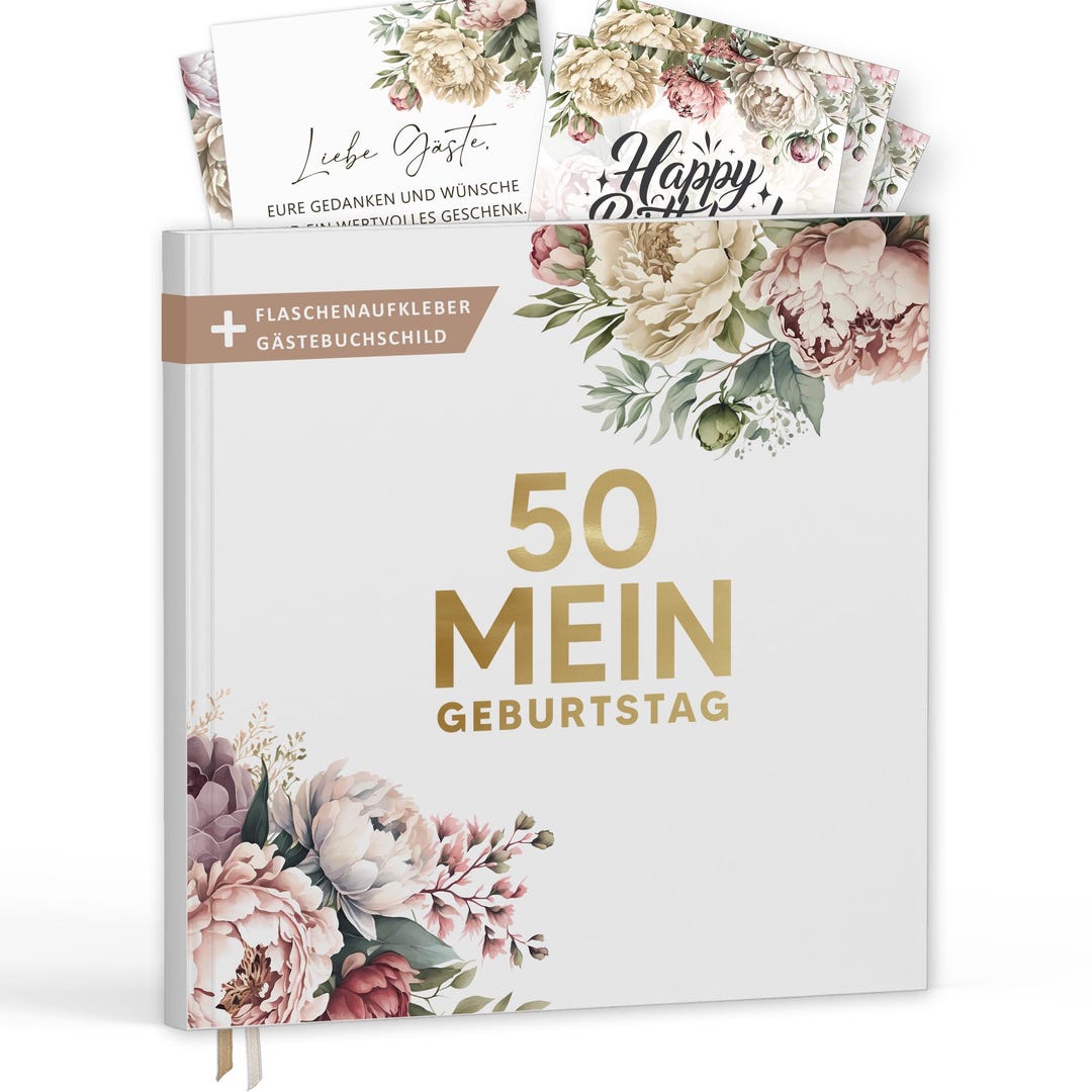 Gastebuch 50 Geburtstag Spruch