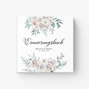 Personalized guest book to fill out - wedding gift for the newlyweds, individually designed - special guest book wedding