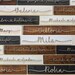 Vintage Wall Decoration Wood Personalized, Gift Ideas Valentine's Day, Lettering Name Mother's Day, Father's Day Individual Wish Name, Wooden Sign 