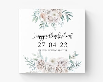 Personalisiertes Erinnerungsbuch für den Junggesellinnenabschied -JGA Erinnerungsbuch, Freundebuch JGA Frauen Geschenke, Aufgaben JGA Mädels