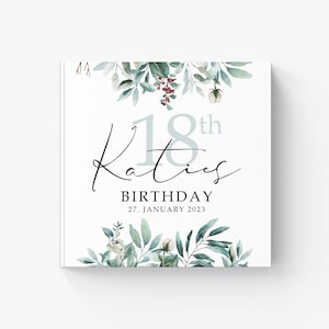 Grappige 18e verjaardagsideeën - Creatief cadeau-idee voor beste vriend Gepersonaliseerde gastenboek om in te vullen zonder vragen te stellen