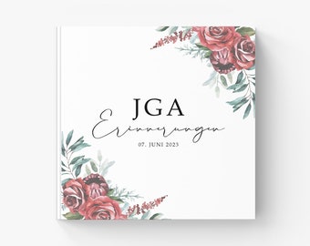 Erinnerungsbuch für den JGA Freundebuch - Personalisiertes Junggesellinnenabschied, Mein JGA Erinnerungsalbum, Team Bride Buch
