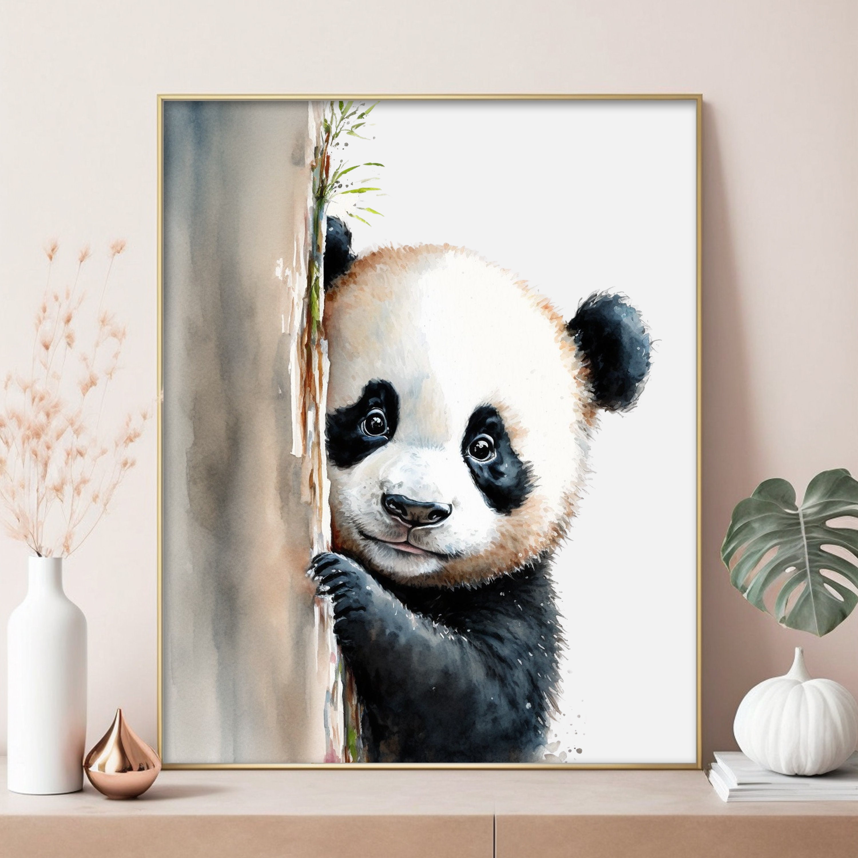 Panda bedroom art - Etsy Österreich