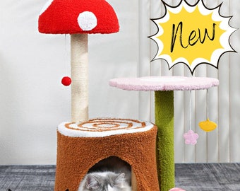 flower cat tree 130cm