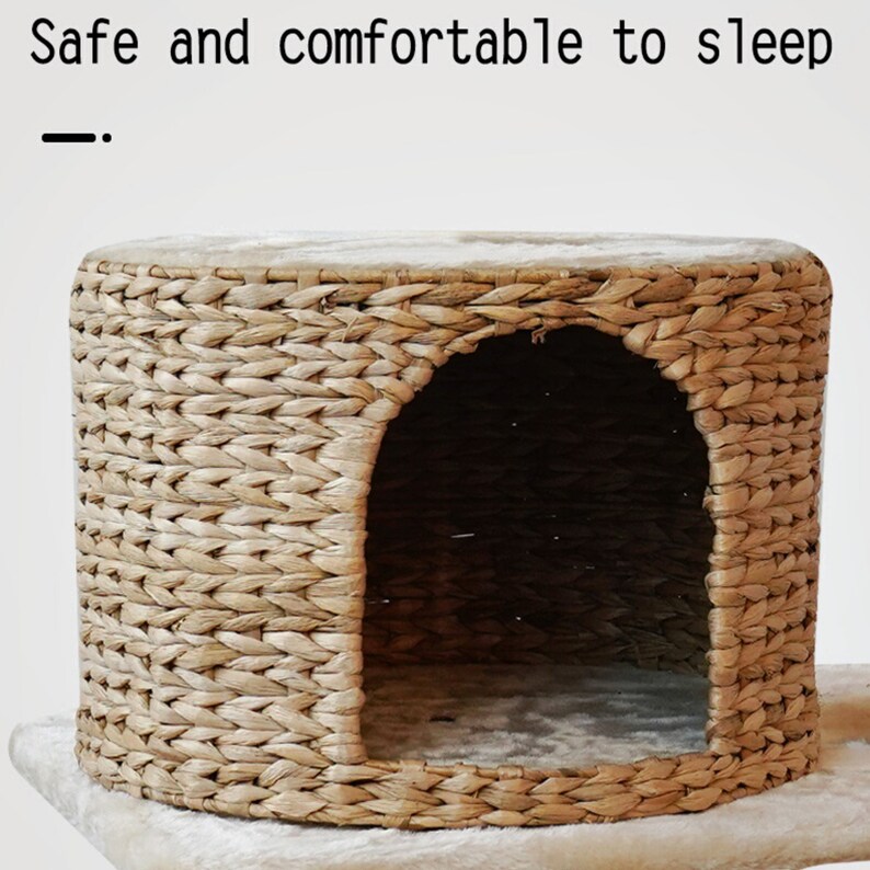 150 Cmrattan Cat Treenatural Cat Tree Condolarge Etsy